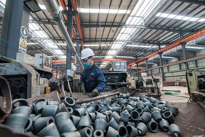 昆明网架配件-锥头加工车间